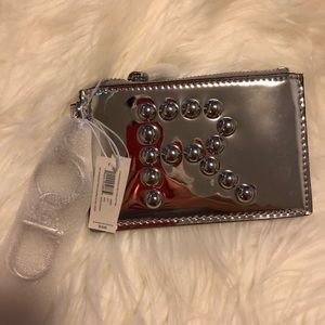 SOLD****Tory Burch “R” Monogram Key Case Fob